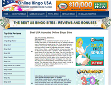 Tablet Screenshot of online-bingo.us